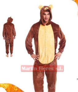 Pijama oso marrón