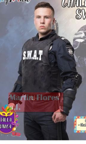 Chaleco swat policía adulto