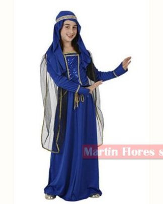 Disfraz medieval azul