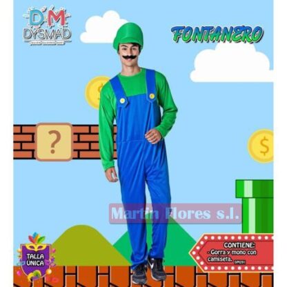 Disfraz fontanero verde