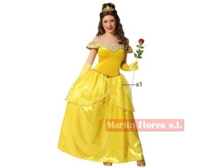 Disfraz princesa amarilla
