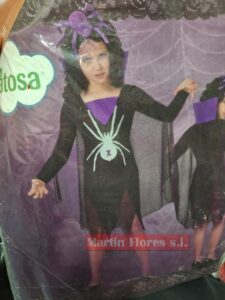 Disfraz arácnica pecho