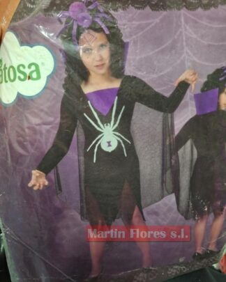 Disfraz arácnica pecho