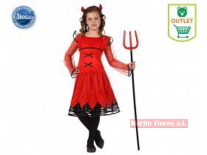 Disfraz diabla cruces