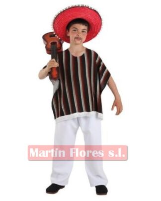 Disfraz mejicano niño t10