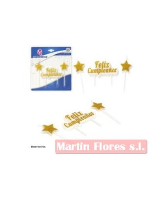 Vela Feliz cumple estrella