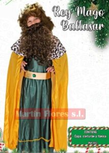 Disfraz Rey C verde infantil