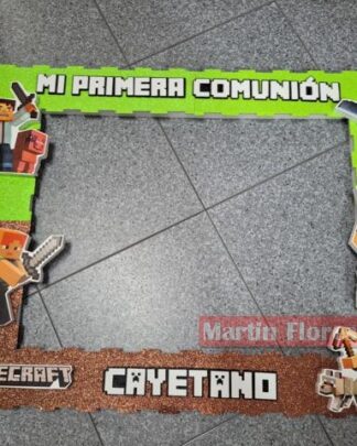 Cartel photocall grande Minecraft
