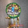 Piñata 3D minecraft redonda