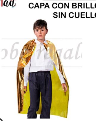 Capa dorada infantil