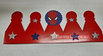 Corona cumpleaños Spiderman - Imagen 5