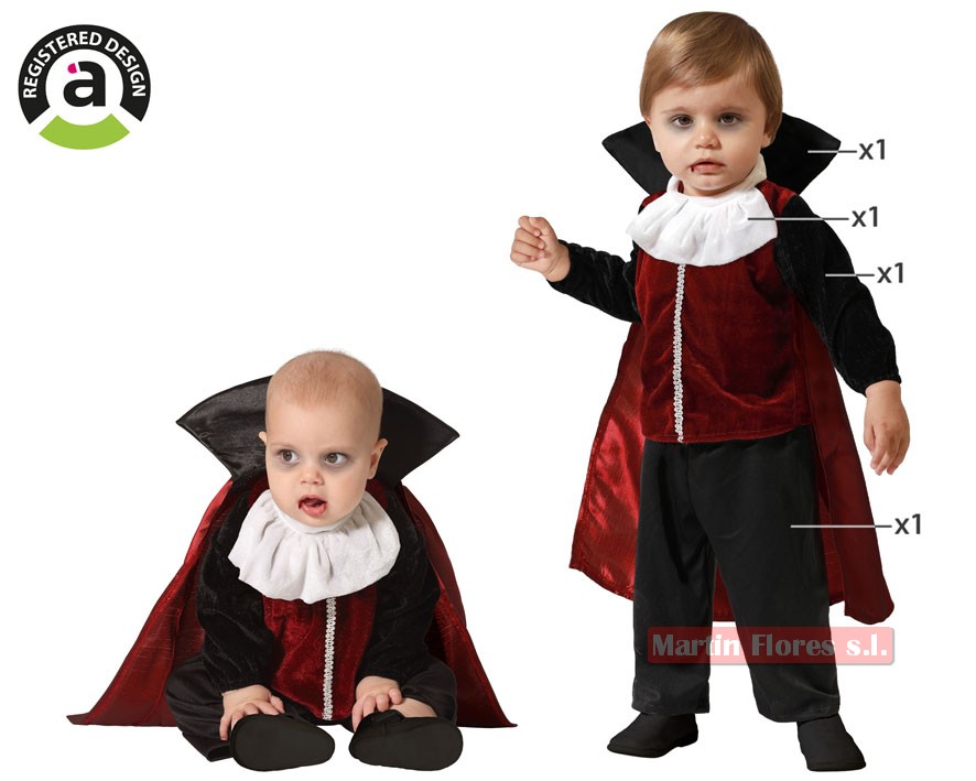 Disfraz vampiro bebé AT