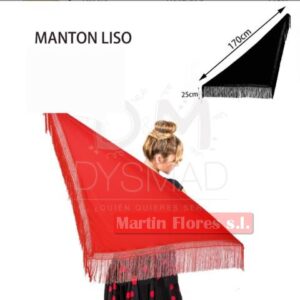 Mantoncillo flamenca rojo adulto