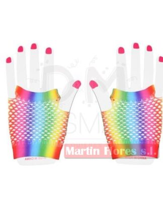 Guante rejilla multicolor