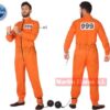Disfraz preso naranja Guantánamo H