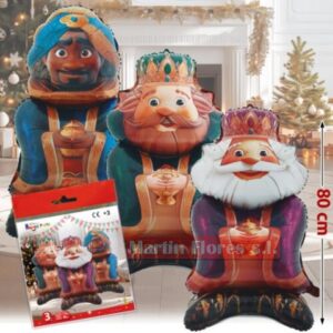 Globos foil 3u reyes magos
