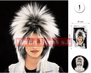 Peluca punk platino