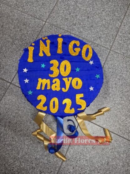 Piñata 3d redonda 30 años - Imagen 3