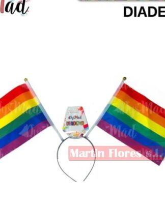 Diadema banderas arco iris