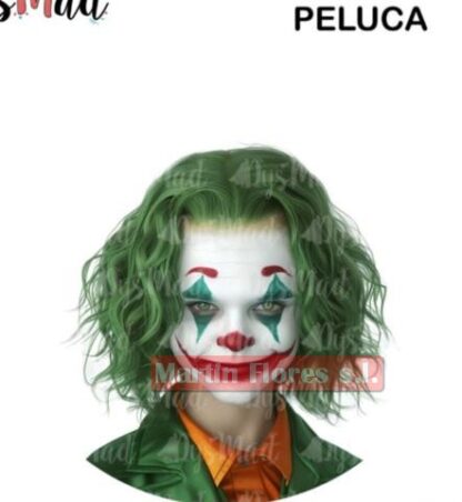 Peluca verde loco infantil