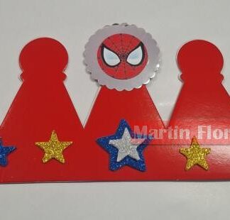 Corona cumpleaños Spiderman