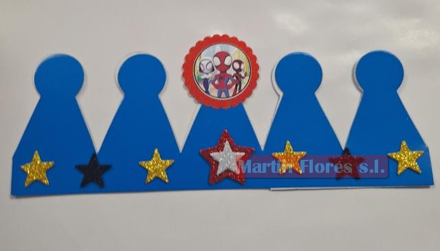 Corona cumpleaños Spidy