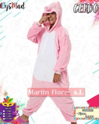 Disfraz cerdito rosa