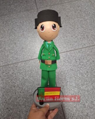 Muñeco fofucha Guardia Civil calvo 4 (en stock)