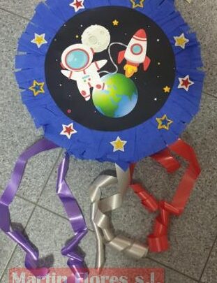 Piñata 3d redonda espacio