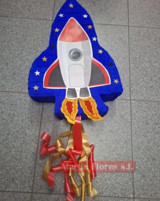 Piñata 3d cohete figura