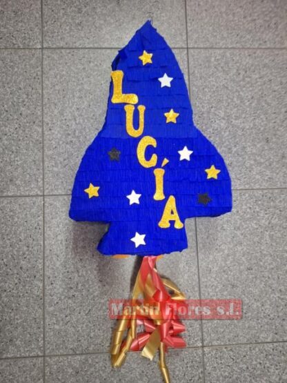Piñata 3d cohete figura