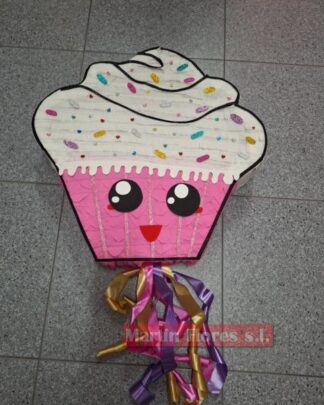 Piñata 3d muffin figura