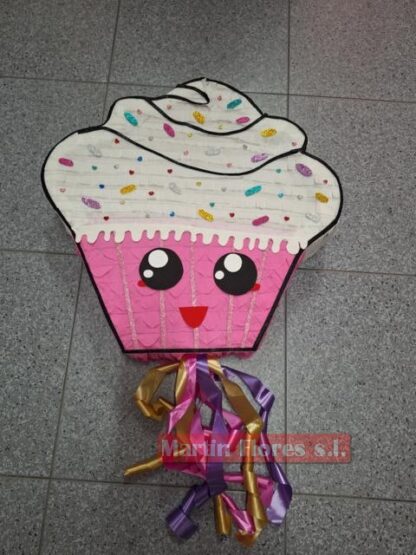 Piñata 3d muffin figura