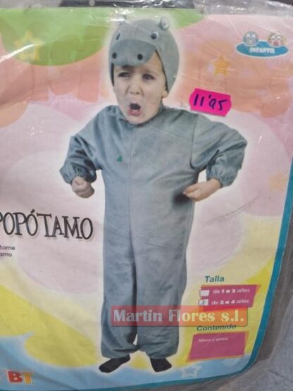Disfraz hipopótamo