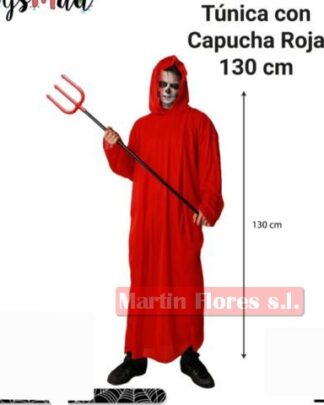 Disfraz básico túnica roja1.30