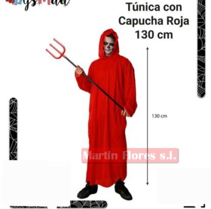 Disfraz básico túnica roja1.30