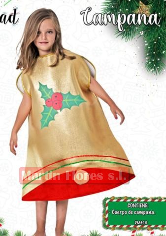 Disfraz campana detalle