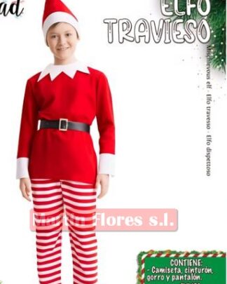 Disfraz elfo travieso niño