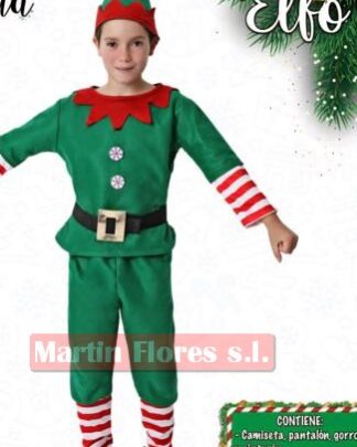 Disfraz elfo fieltro niño