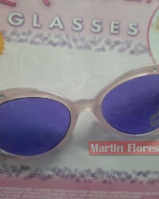 Gafa corazones infantil lilas