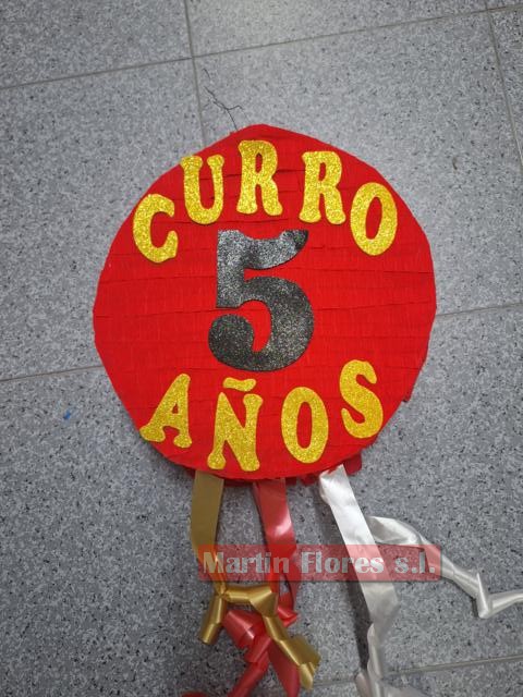 Piñata 3d cofre pirata redonda