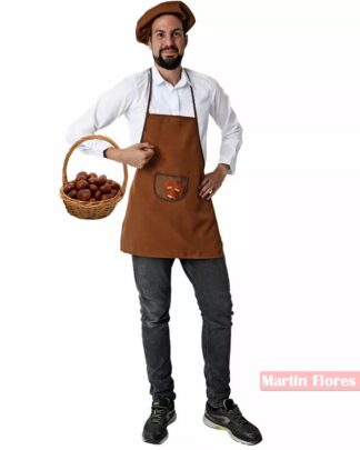 Mujer castañera adulto marrón