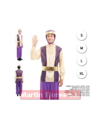 Disfraz rey mago morado especial