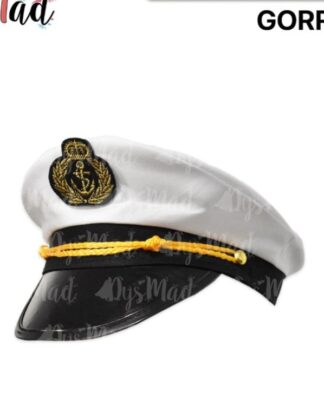 Gorra capitán barco infantil