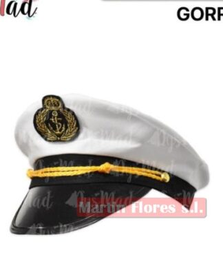 Gorra capitán barco infantil