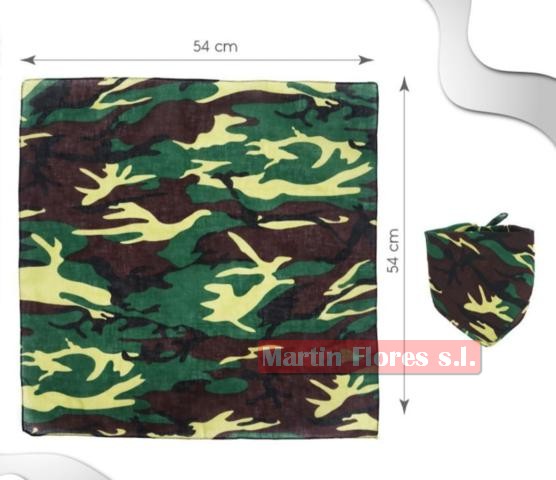 Pañuelo camuflaje guerra