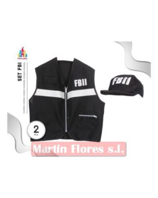 Set policía adulto gorra