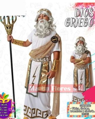 Disfraz Tritón griego Zeus
