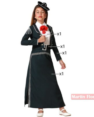 Disfraz mariachi niña DYS