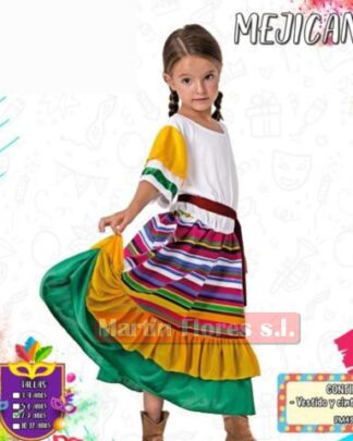 Disfraz mejicana niña DYS